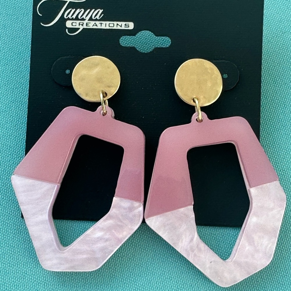 High-End Department Store Designer One of Kind Statement Earrings